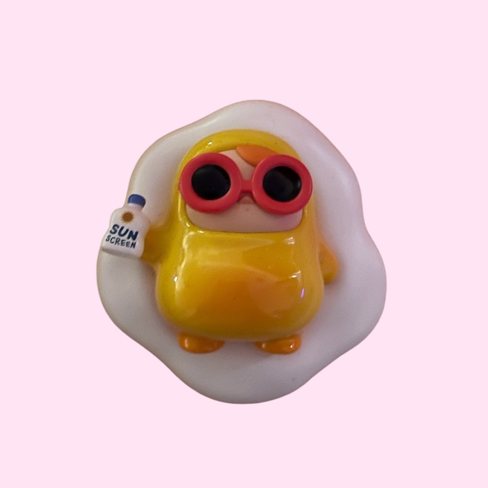 Authentic Popmart Pucky Egg Beanies - Sunny Side Up